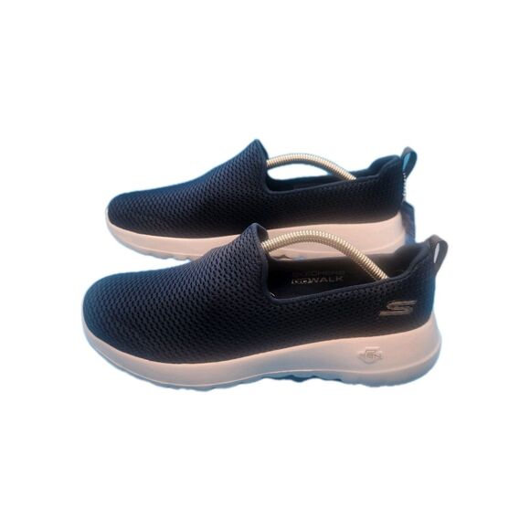 Skechers Go Walk Joy Womens Size 7.5 Blue White Athletic Slip-On Shoes Sneakers - Picture 2 of 11